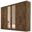 Ver imagem 3 de Guarda Roupa Oslo 6 Portas 4 Gavetas com Espelho Mdf - Mademarcs