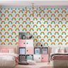 Papel de Parede Infantil Arco Iris Cores Quentes 5 Metros - 3