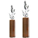 Ver imagem 1 de Vaso de Chão Decorativo Grande Torre -:mdf Cru/kit com 2 - 70x20cm e 60x20cm