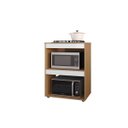 Ver imagem 3 de Balcão Cooktop Adriana Amêdoa/branco C/tampo Fogão 4 ou 5 Bocas - Ajl Móveis