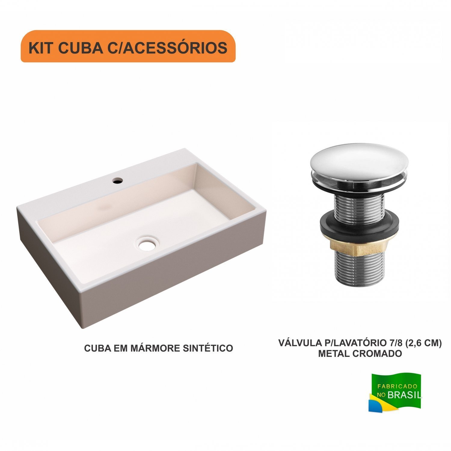Kit Cuba RT55 com Válvula Click 1 Polegada G Compace - 3