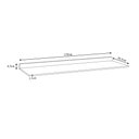 Ver imagem 4 de Tampo para Balcão de Cozinha com Roda Pé Torfi 150cm Mdp/bp Preto G96 - Gran Belo