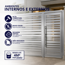 Ver imagem 3 de Tinta Esmalte Premium Brilhante Cor Alumínio 225ml Baixo Odor Secagem Rápida Durín