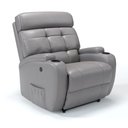 Ver imagem 1 de Poltrona do Papai Reclinável Corino Cor Cinza Chumbo Massagem Reclinação Elétrica - Modelo Florença