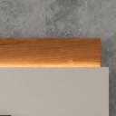 Ver imagem 3 de Rack com Painel Separado Grande para Sala Marrocos 2,07 / Elegance 2,13:off White/jequitiba