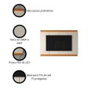 Ver imagem 7 de Rack com Painel Separado Grande para Sala Marrocos 2,07 / Elegance 2,13:off White/jequitiba