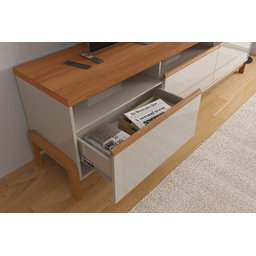 Rack com Painel Separado Grande para Sala Marrocos 2,07 / Elegance 2,13:off White/jequitiba - 2
