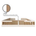 Ver imagem 7 de Cama Infantil Montessoriana Casal Tuli Branco/Carvalho Mel