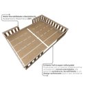 Ver imagem 5 de Cama Infantil Montessoriana Casal Tuli Branco/Carvalho Mel