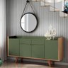 Aparador para Sala Buffet com 04 Portas 02 Gavetas Havana B01 Verde Pistache Freijó - Lyam Decor - 2