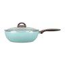 Wok com Tampa Antiaderente Brinox 28cm 4,1l Ceramic Life Suprema Verde Wok - 1