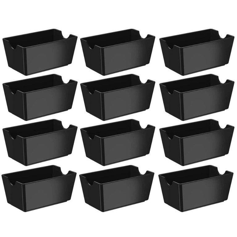 Kit 12 Porta Sachês Pretos Molhos Chá Açúcar Uno Coza Lanchonete Padaria Kit 12 Porta Sachês Pretos Molhos Chá Açúcar Uno Coza Lanchonete Padaria