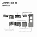 Ver imagem 5 de Armário de Cozinha Compacta de Canto 465cm Cinza Nice Madesa 05
