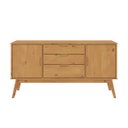 Ver imagem 6 de Balcao Aparador Buffet Madeira 2 Portas 3 Gavetas Tivoli Madeirado Idimex