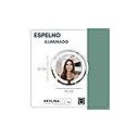 Ver mais imagens de Espelho Redondo Decorativo 50cm Iluminado 3 Leds Touch Screen Moldura em Aluminio - Branco
