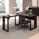 Ver mais imagens de Mesa Escritório em L 120 cm X 150 cm Design Industrial F5 Office Cor:Preto