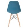 KIT - Mesa de jantar retangular Eames 80 x 140 cm preto + 6 cadeiras Eiffel DSW Turquesa - 7