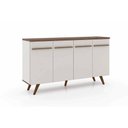 Ver imagem 3 de Aparador Sala RT3133 c/4 Portas 160cm White Movelbento