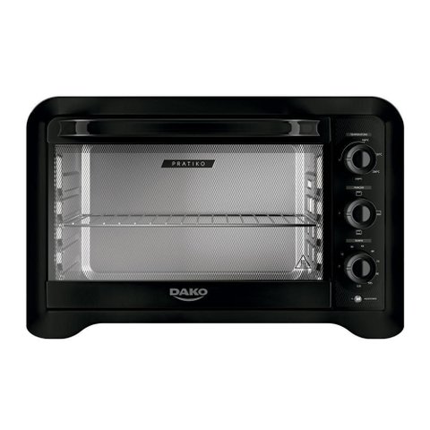 Forno de Bancada Elétrico Dako Pratiko 50l com Grill Preto 220v