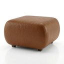 Ver imagem 6 de Puff Sala KIT2 Orgânico Nara 60 cm Base Fixa Decorativo Sintetico PU D03 - D'Rossi