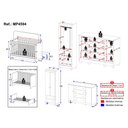Ver imagem 4 de Quarto de Bebê Completo com Berço Americano 3 em 1 Allegra Multimóveis Mp4594 Branco
