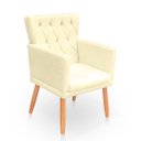 Ver imagem 2 de Poltrona Capitonê Clássica Confortável para Sala e Quarto Ana Suede