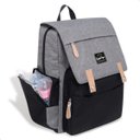 Ver imagem 5 de Mochila Maternidade Multifuncional Termica Poliester Luxo Preta