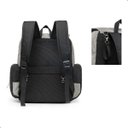 Ver imagem 2 de Mochila Maternidade Multifuncional Termica Poliester Luxo Preta