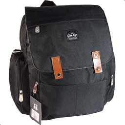 Mochila Maternidade Multifuncional Termica Poliester Luxo Preta - 4