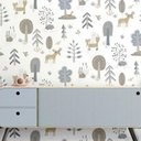Ver imagem 1 de Papel de Parede Happy Infantil Branco 14803