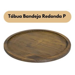 Bandeja de Madeira Maciça Redonda de Pizza para Forma 40cm - 2