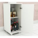 Ver imagem 3 de Balcão Para Bebedouro 01 Porta Bl3306 Branco Branco