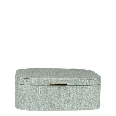 Caixa Decorativa em Mdf com Revestimento em Pu Verde 32,5cm 22914p Mart