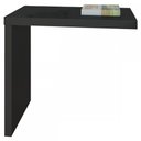 Ver imagem 3 de Mesa para Escritório com Apoio 4 Gavetas Charuto/Preto - Artany Móveis
