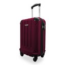 Ver imagem 2 de Kit Mala de Viagem Bordo Tamanho Pp Rígida em Abs Cadeado Segredo Rodas 360º Gladiador A5mb2 com Moc