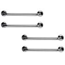 Ver imagem 1 de Barra de Apoio 70cm Inox Kit 4 Unidades Banheiro Box Gestante Idoso Criança Deficiente Suporte Resis