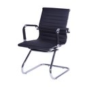 Ver imagem 1 de Cadeira de Escritório Eames Preta - Fixa | Cromado
