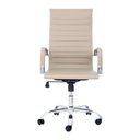 Ver imagem 1 de Cadeira Presidente Charles Eames Esteirinha Couro Pu 11P:Nude/1