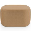Ver imagem 6 de Puff Decorativo Orgânico para Living Quarto 70cm Doha W01 Bouclê Mostarda - Lyam Decor