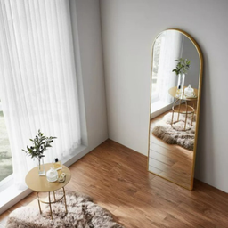 Espelho Grande Oval com Base Reta Corpo Inteiro 150 X 60 Cm - 3