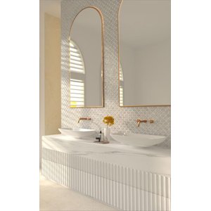 Espelho Grande Oval com Base Reta Corpo Inteiro 150 X 60 Cm