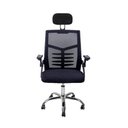 Ver imagem 3 de Kit 4 Cadeiras Escritório Executiva Diretor Relax Ergonômica com Apoio de Cabeça