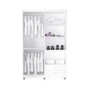 Ver imagem 6 de Quarto de Bebê Louise 4 Portas com Berço Doce Sonho 100 Branco Brilho - Ajl