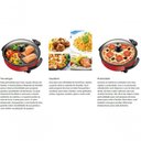 Ver imagem 3 de Panela Grill Eletrica Mondial Antiaderente 1200w Ellegance Red 220v