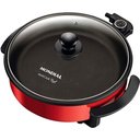 Ver imagem 2 de Panela Grill Eletrica Mondial Antiaderente 1200w Ellegance Red 220v