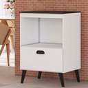 Ver imagem 2 de Armário de Cozinha para Cooktop Jade 60 Cm 1 Porta Basculante Branco - Panorama Móveis