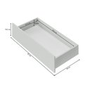 Ver imagem 4 de Cômoda para Quarto com 5 Gavetas Compacta 86,8CMX45CMX91,5cm Cinza