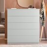 Cômoda para Quarto com 5 Gavetas 86,8cm X 91,5cm Compacta - 10