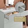 Cômoda para Quarto com 5 Gavetas 86,8cm X 91,5cm Compacta - 11