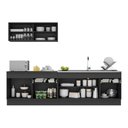 Ver imagem 3 de Armário De Cozinha Compacta Mp2112.898 Preto/branco